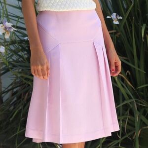 Just One Answer JOA Pleated High Waist Flared A-line Circle Skirt XS
